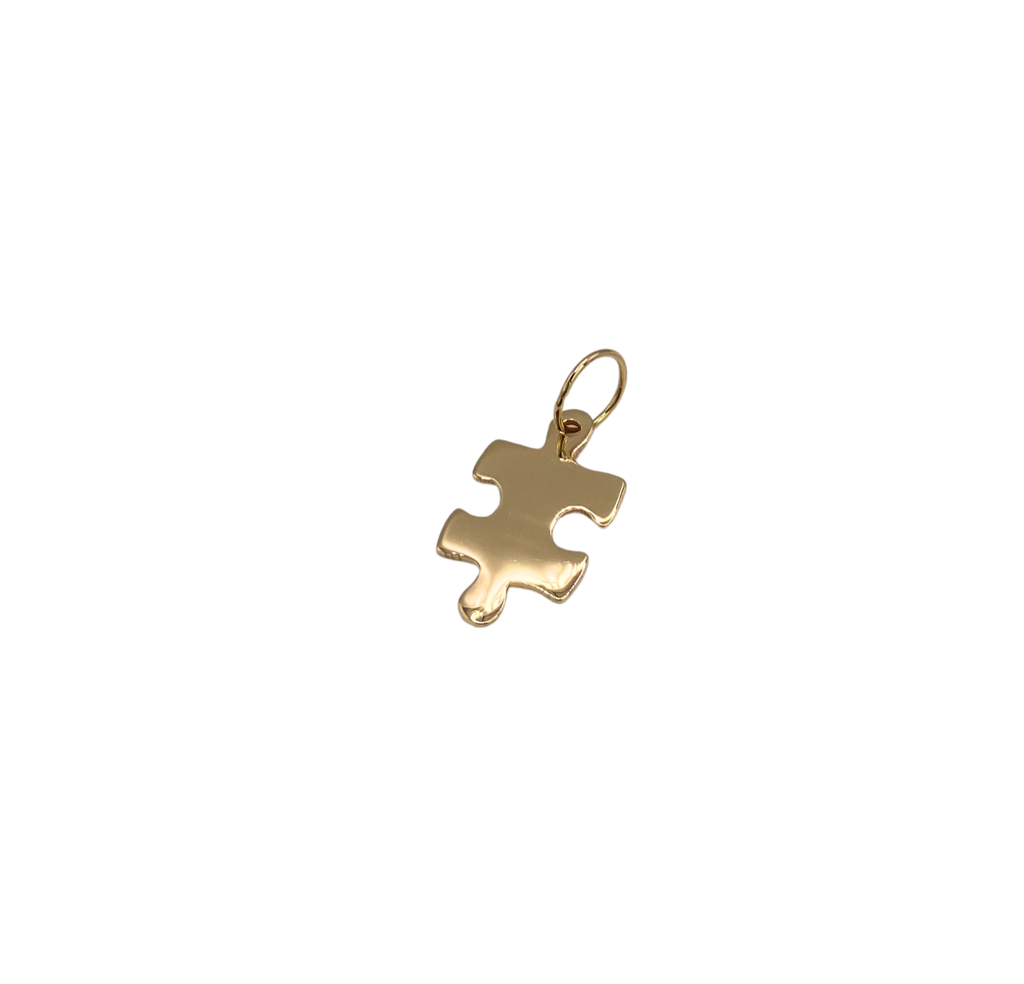 14k Gold Puzzle Charm