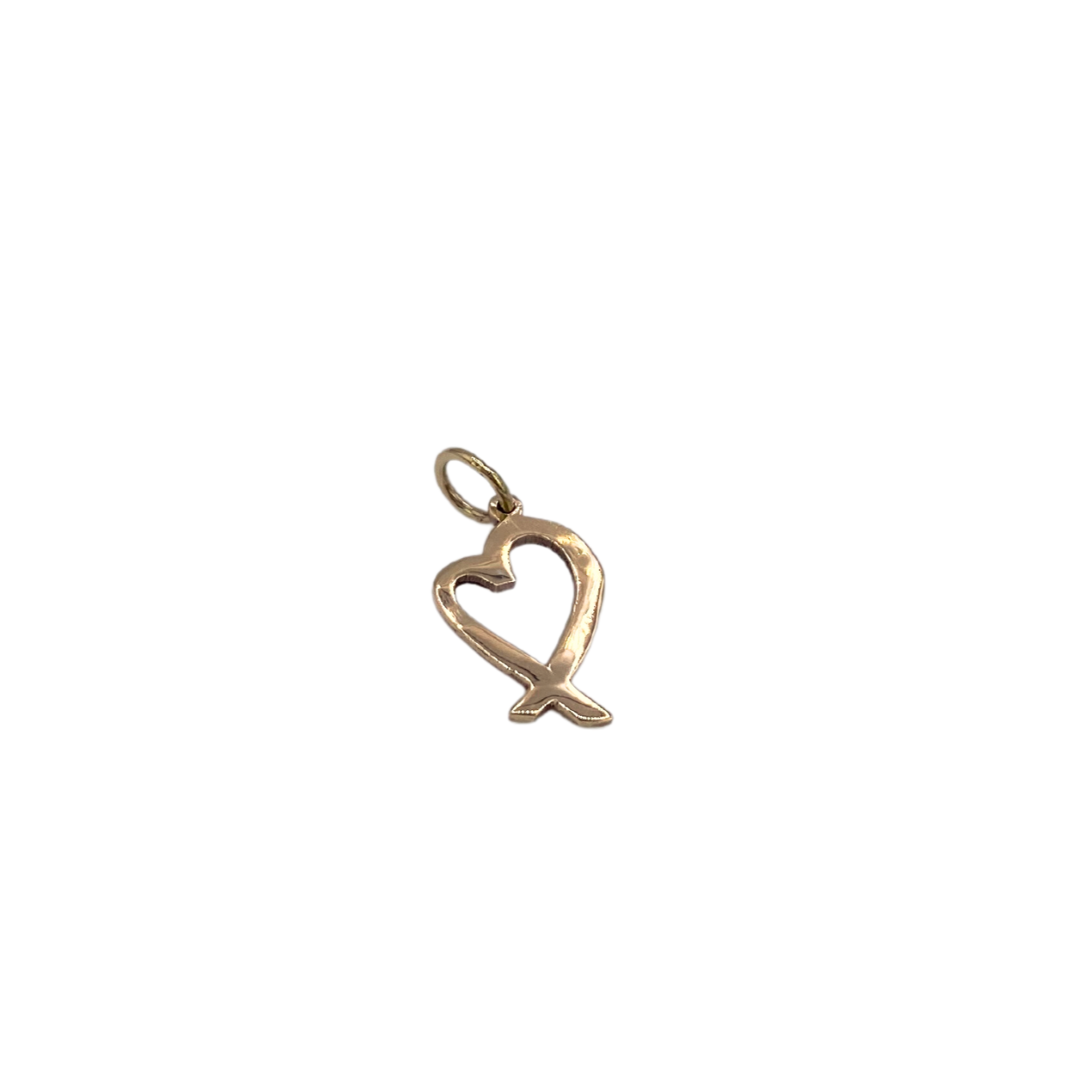 14k Gold Open Heart