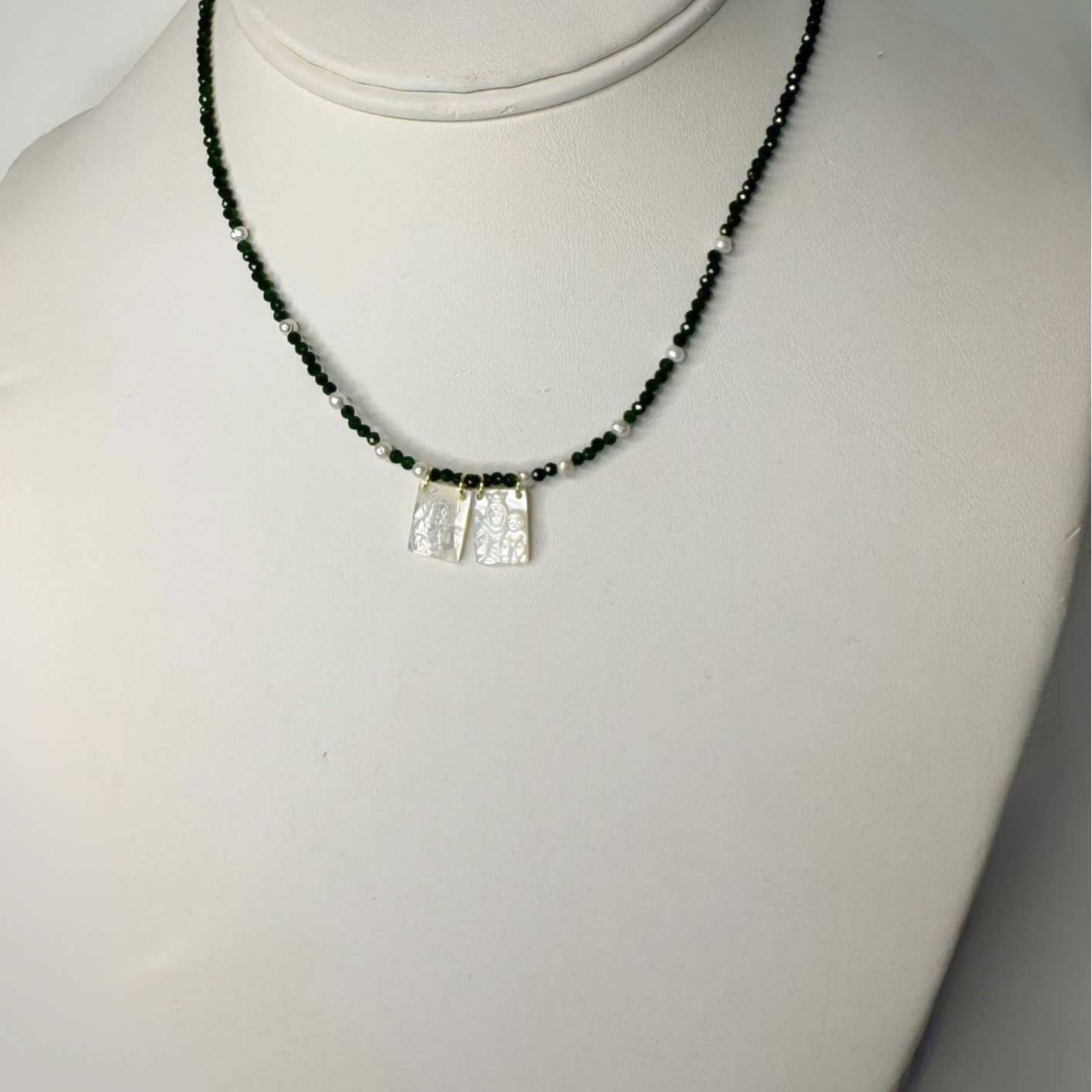 Scapulary Beaded Necklace